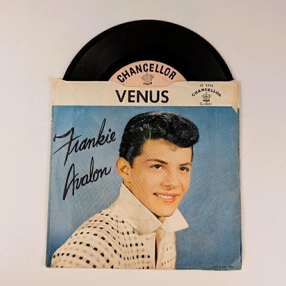Frankie Avalon 7" Vinyl 45 Record Venus/I'm Broke 1959 - Picture 1 of 13